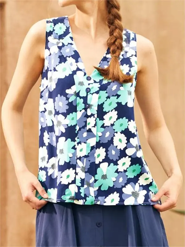 Unrivaled Enjoyment Sleeveless Top