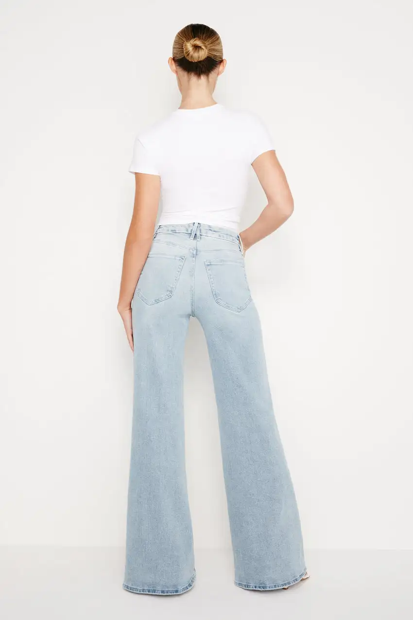 GOOD WAIST PALAZZO JEANS