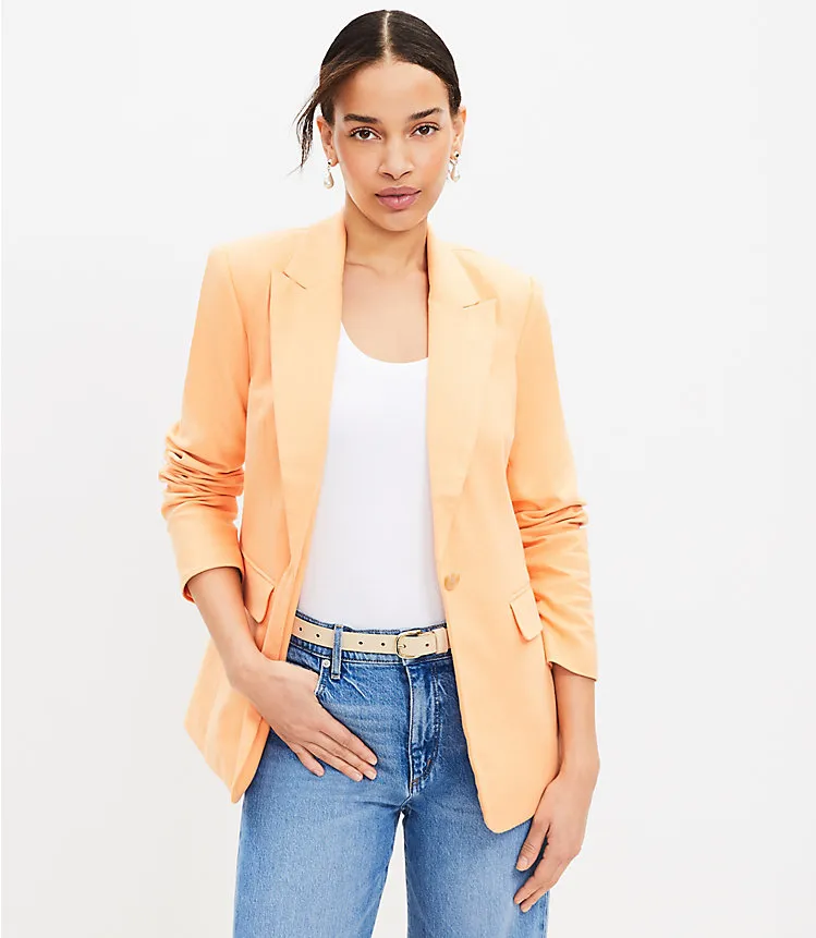 Cotton Linen Modern Blazer