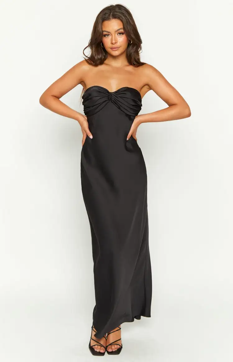 Ashley Black Formal Maxi Dress