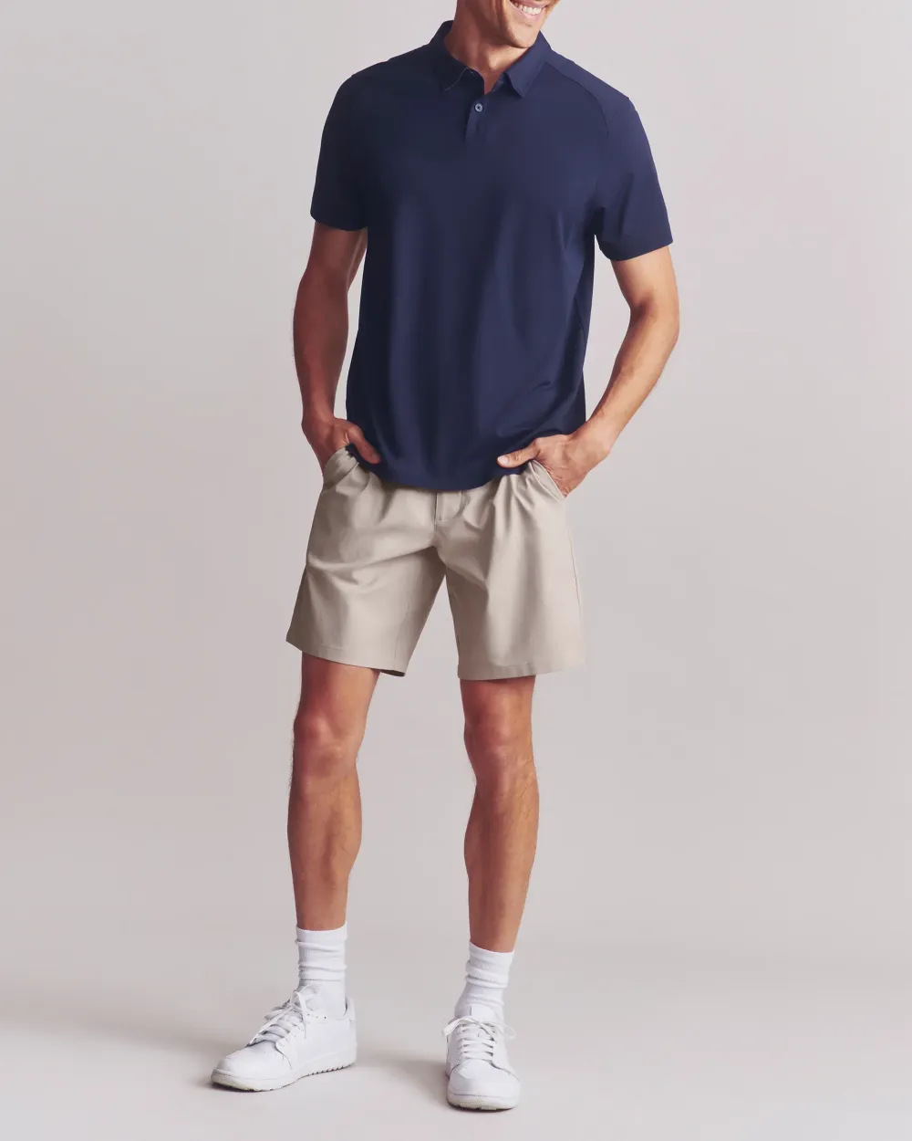 Men's Casual Elastic Waist Lightweight Shorts