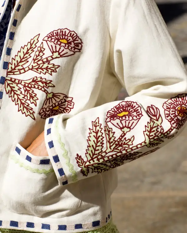 Big Bloom Embroidered Jacket