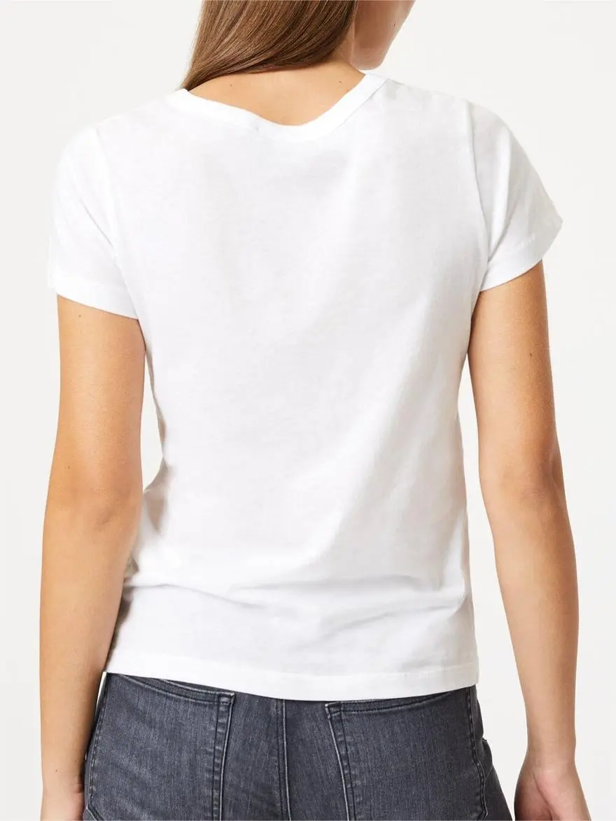 Slim Crew Neck White T-Shirt