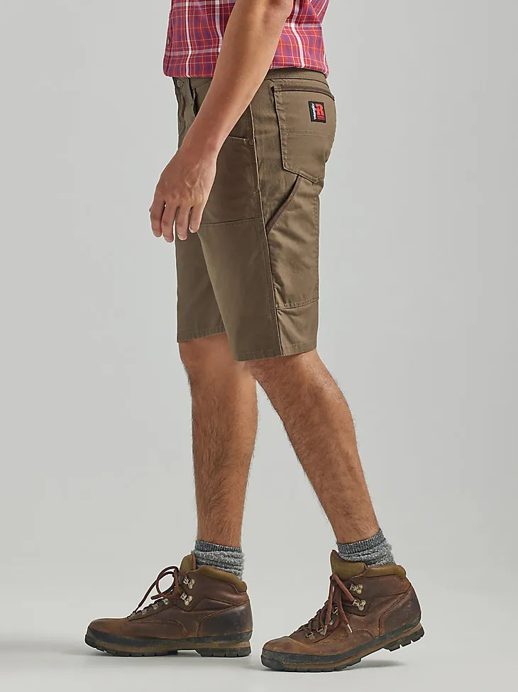 WRANGLER® RIGGS WORKWEAR® UTILITY RELAXED SHORT IN GREY PINSTRIPE