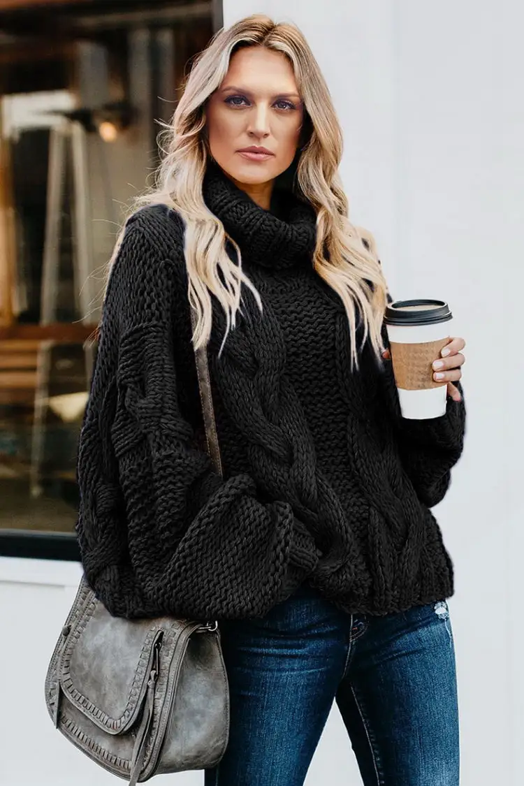 Plain Highneck Sweater