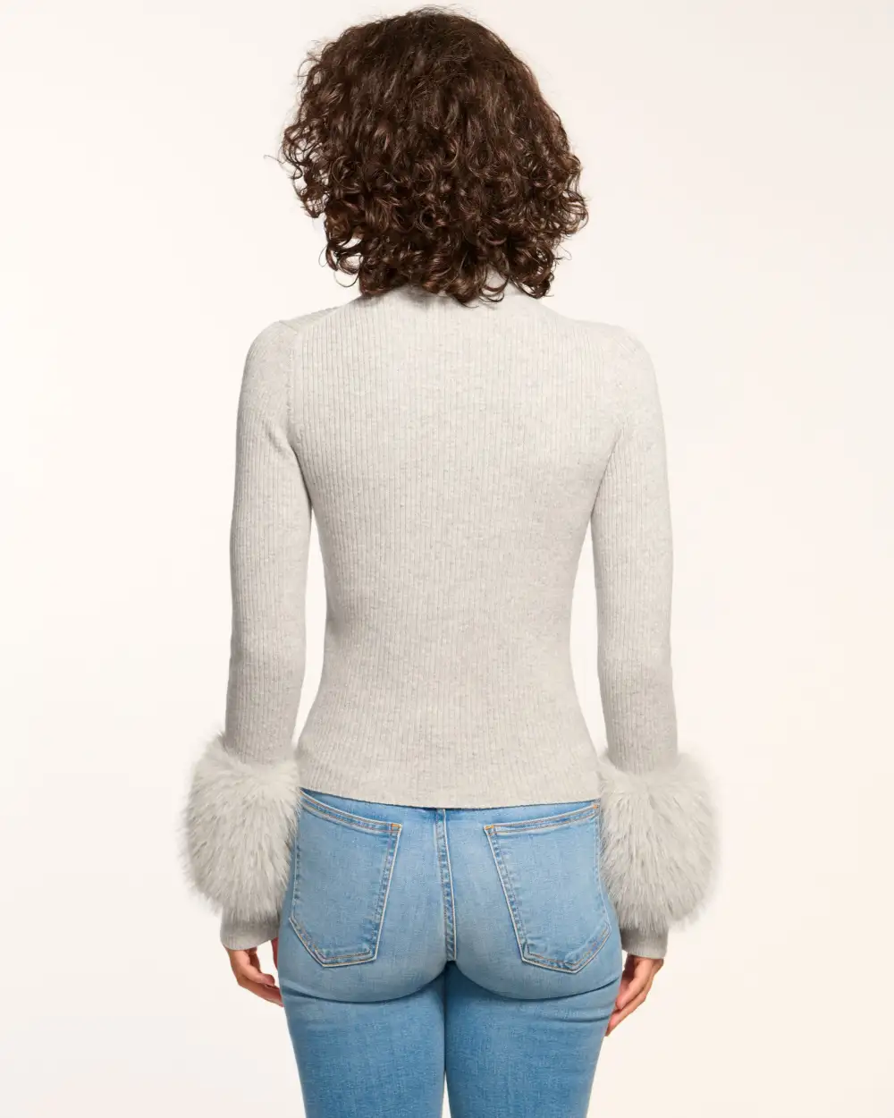 Magnus Turtleneck Faux Fur Sweater