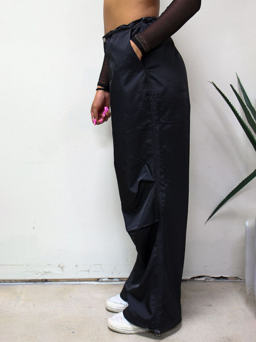 High Waist Parachute Pants