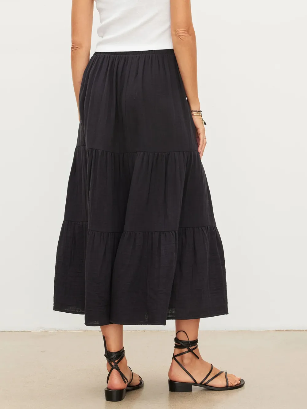 Danielle Cotton Gauze Tiered Skirt