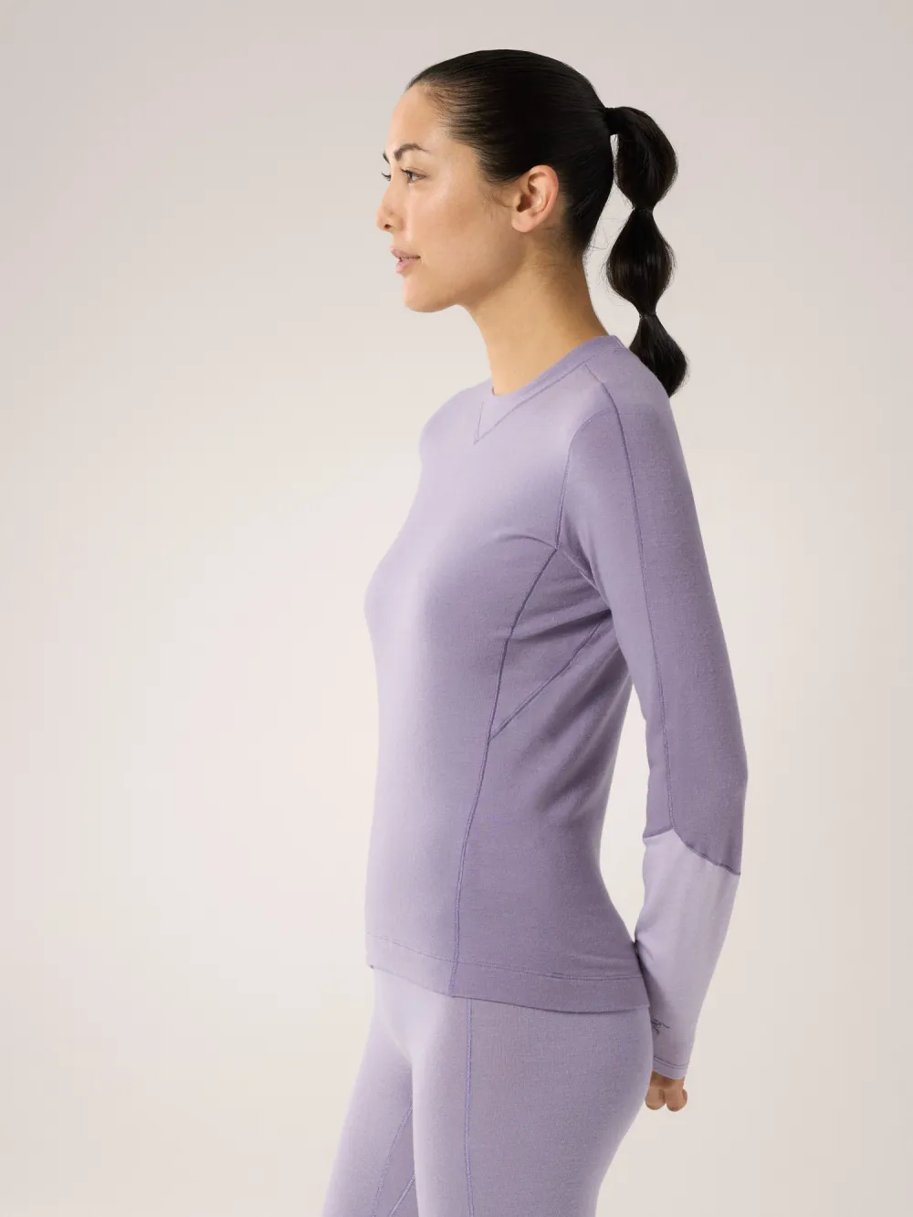 Rho Merino Wool Crew Neck LS Women's