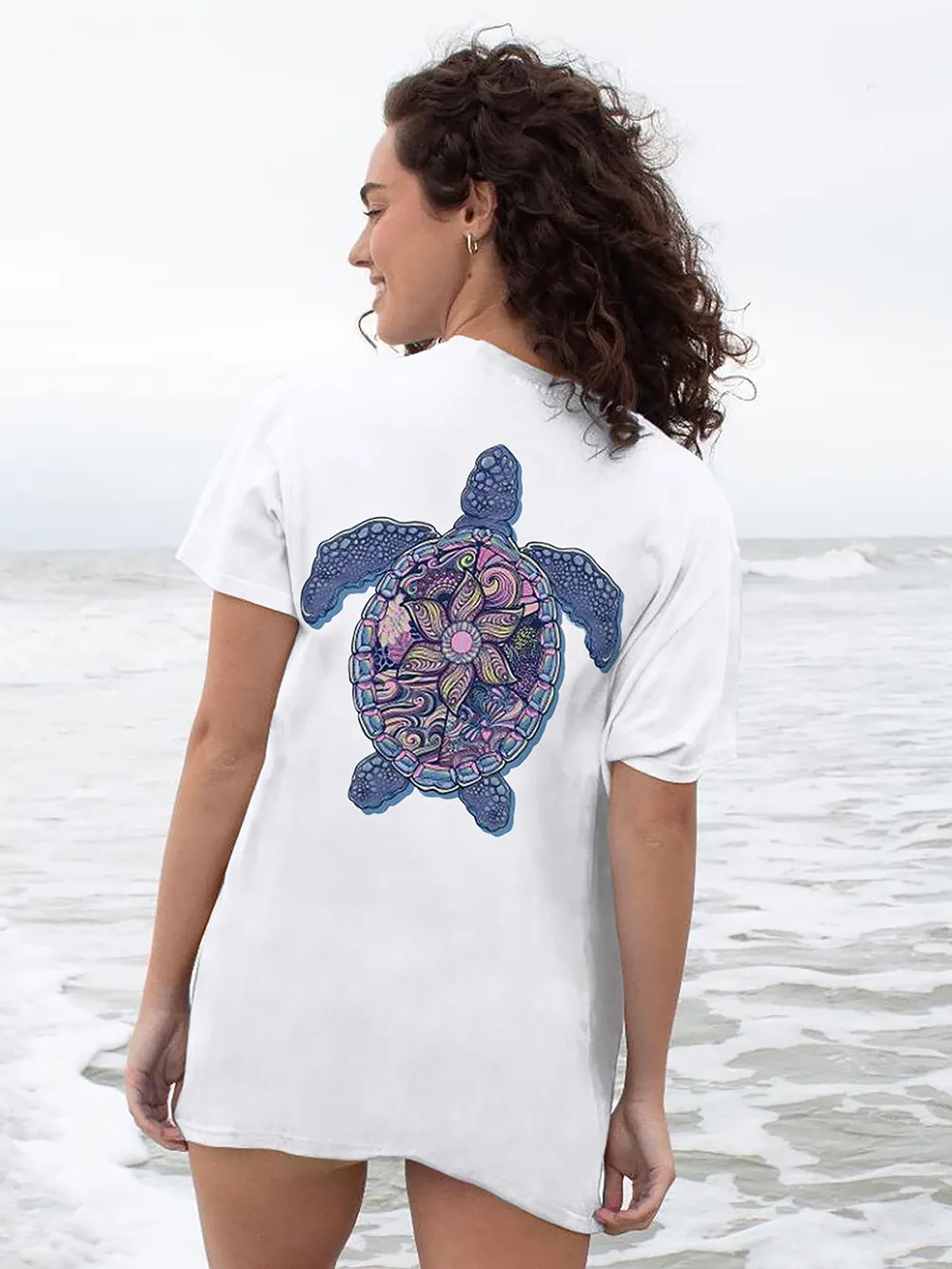 Pretty Turtle Pattern Tee