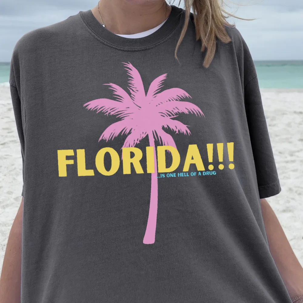 Women's Florida!!! Crew Neck Loose Tee