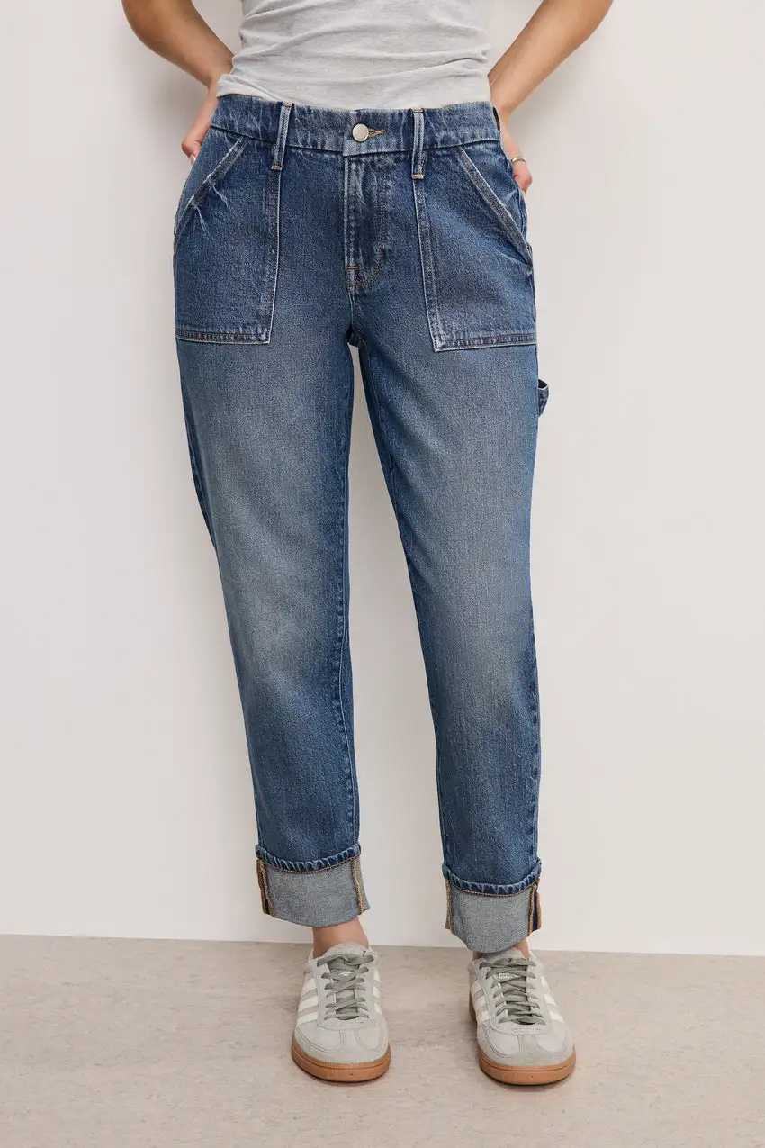 GOOD PETITE WEEKENDER CARPENTER JEANS