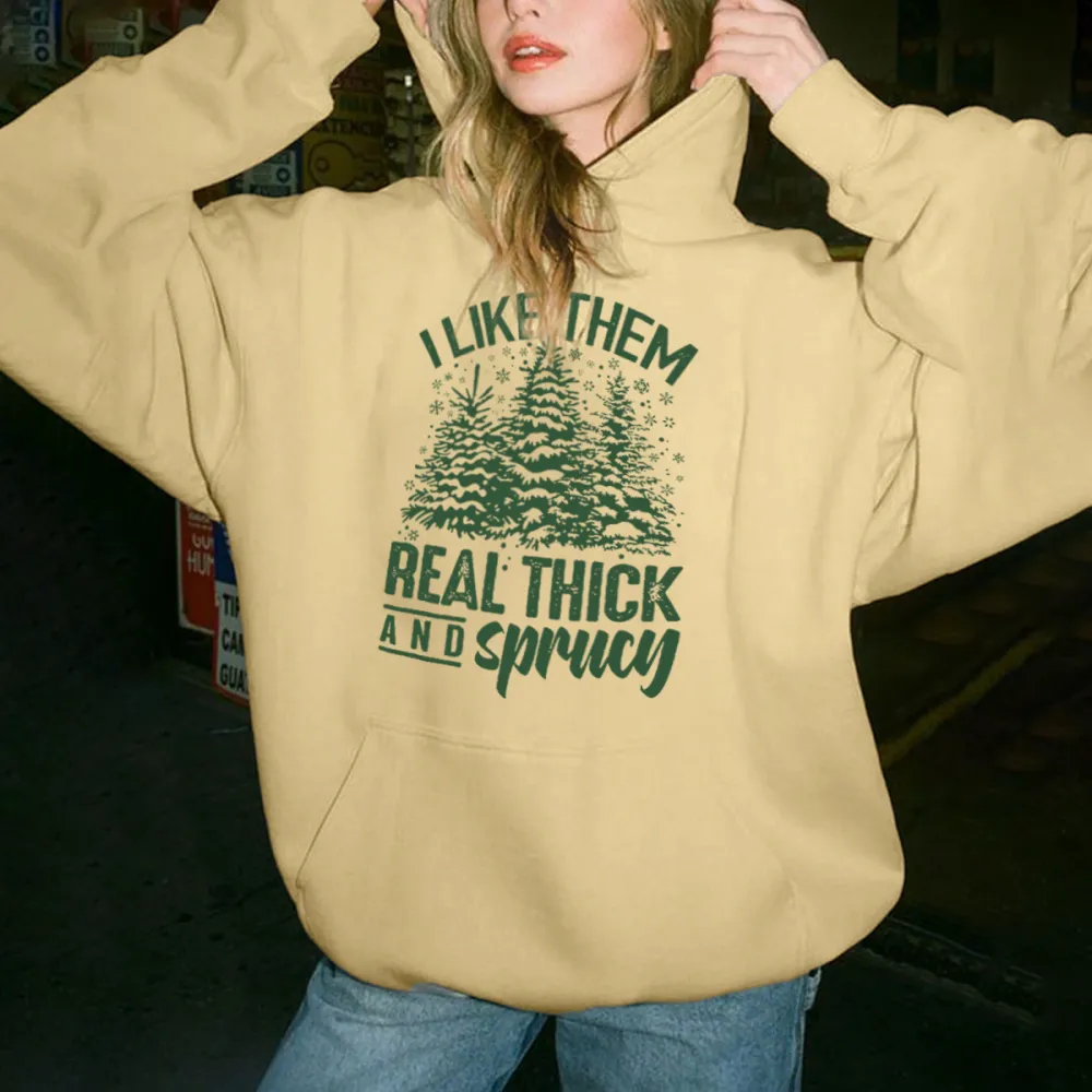 ilike them real thick Women's hoodie