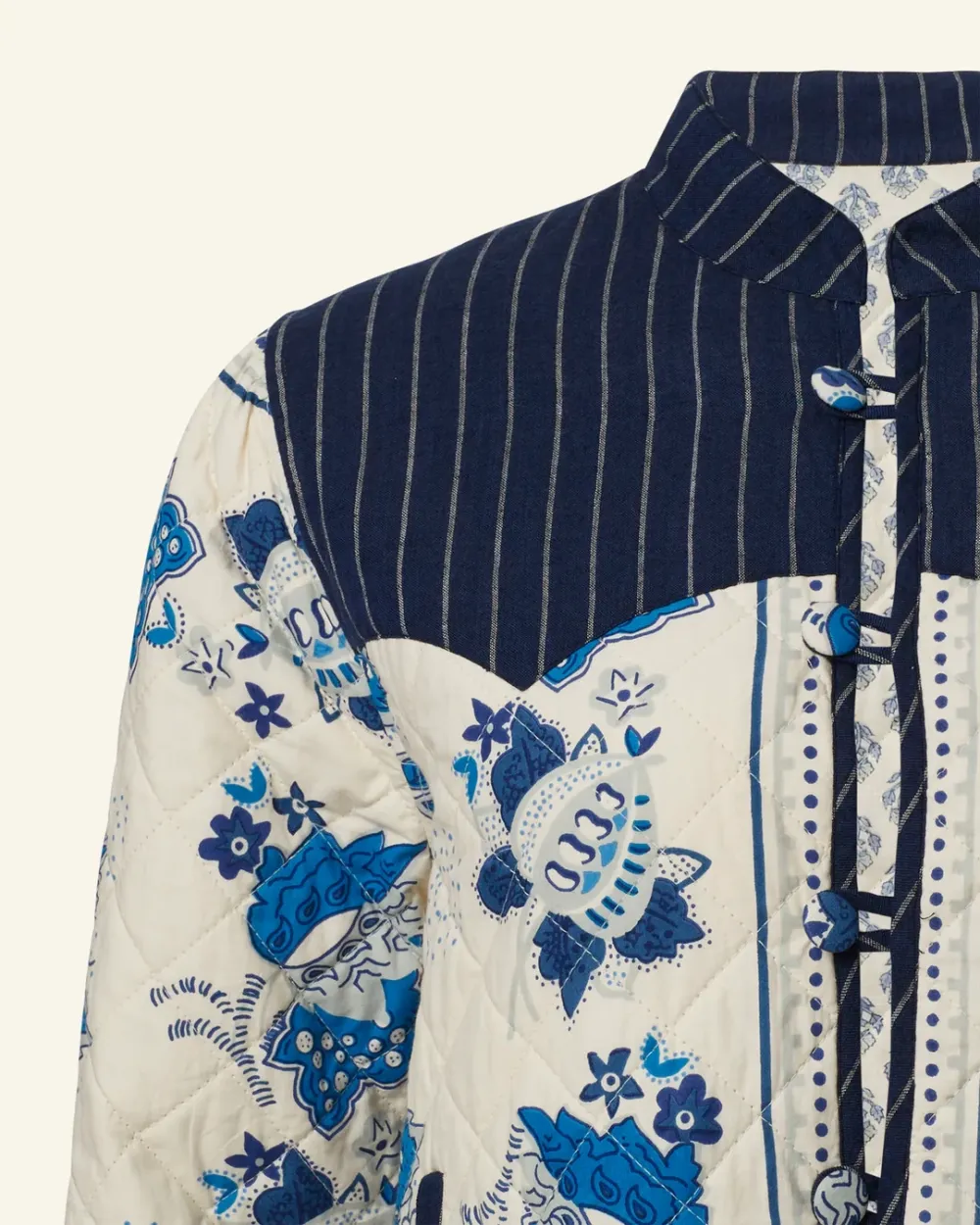 Claude Blue China Panel Jacket