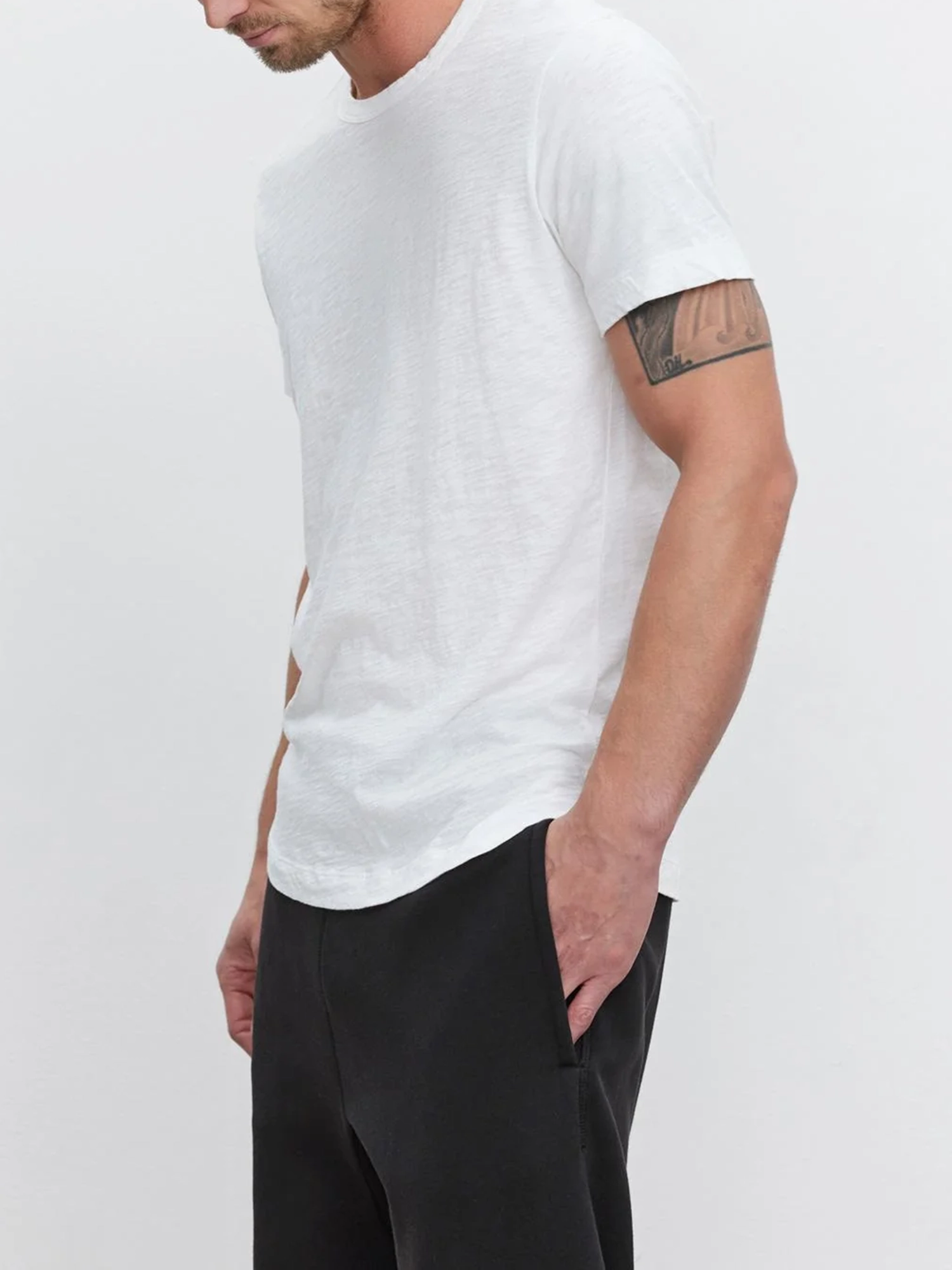 Round Neck Short Sleeve Cotton T-Shirt