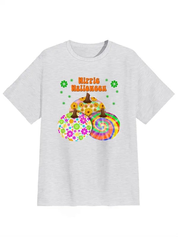 Hippie Halloween Graphic T-shirt