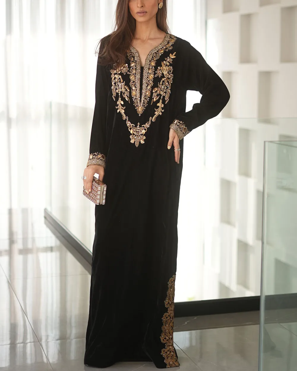 Black-Velvet-Kaftan