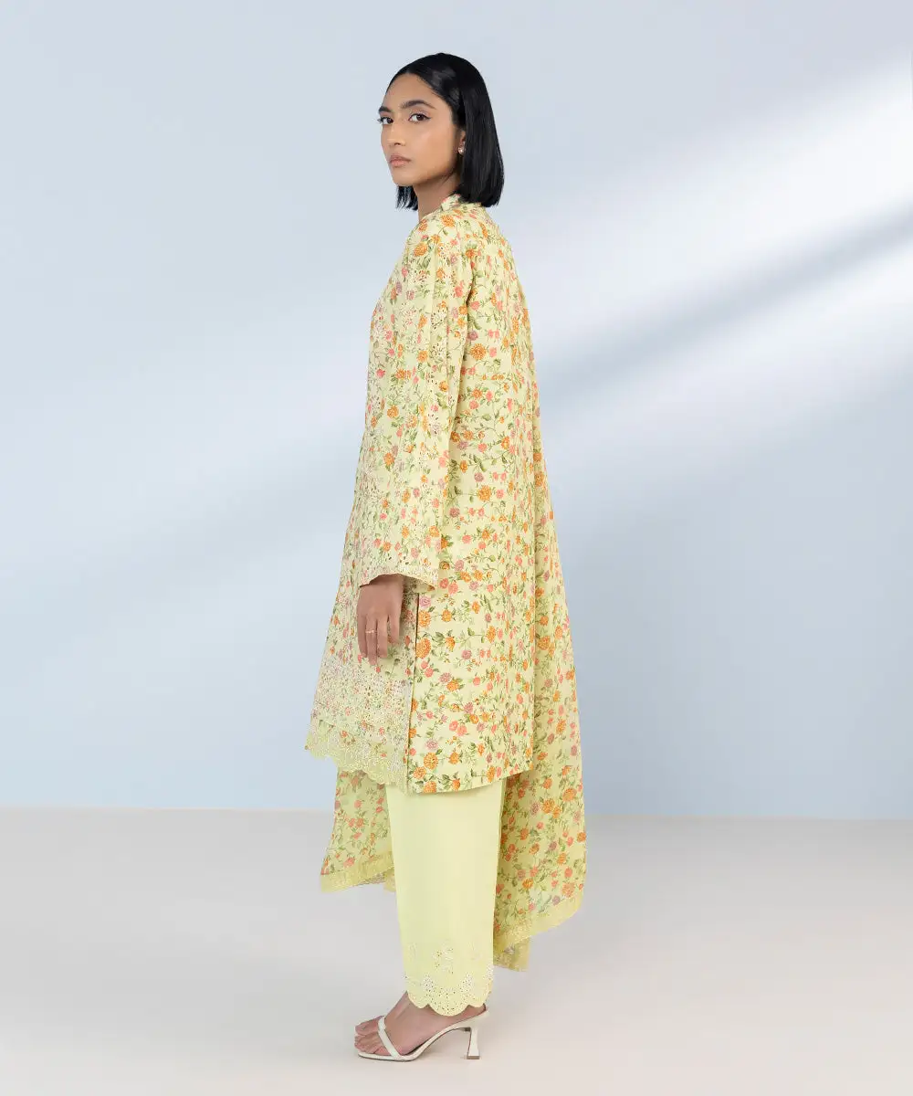 3 Piece - Embroidered Lawn Suit