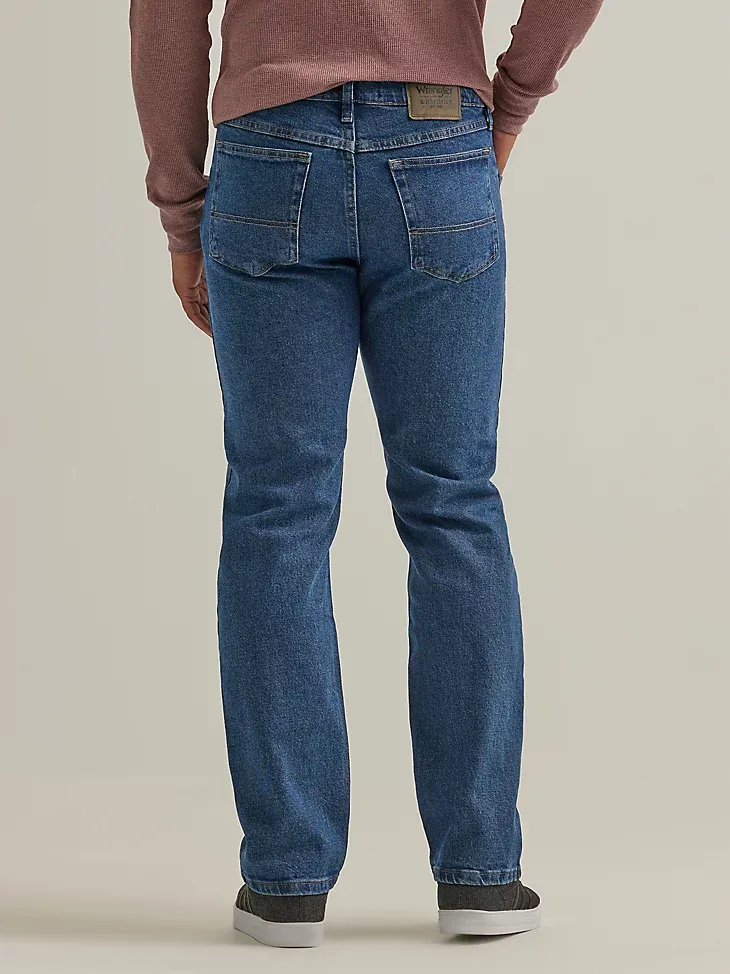 MEN'S WRANGLER AUTHENTICS® REGULAR FIT FLEX JEAN IN VINTAGE BLUE