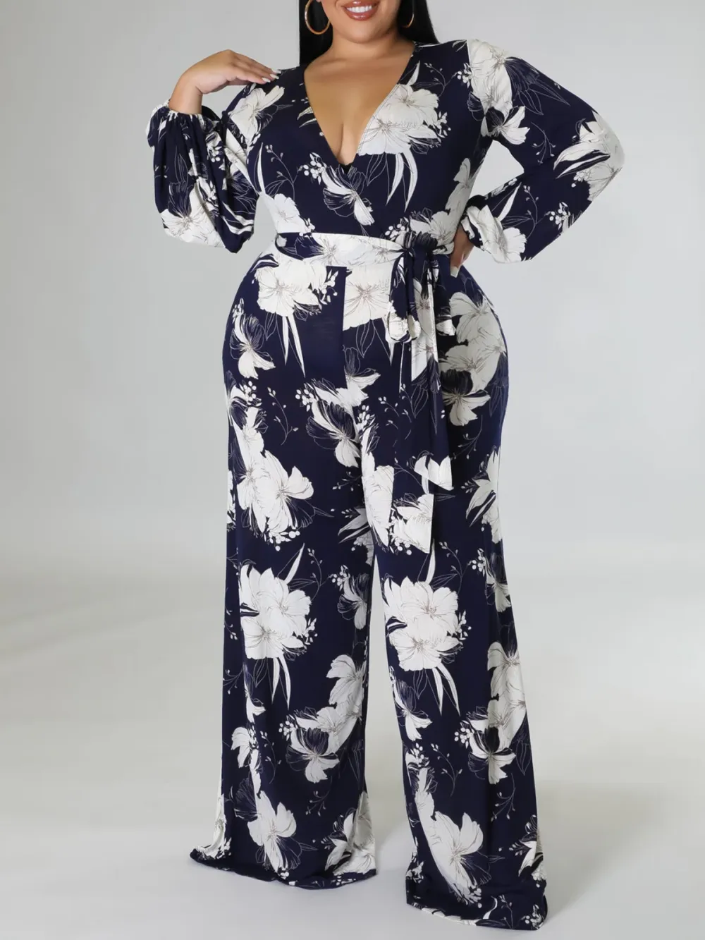 Plus-Size Fashion Women'S One-Piece Pants