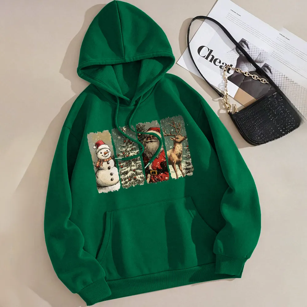 Christmas illustration Women's hoodie