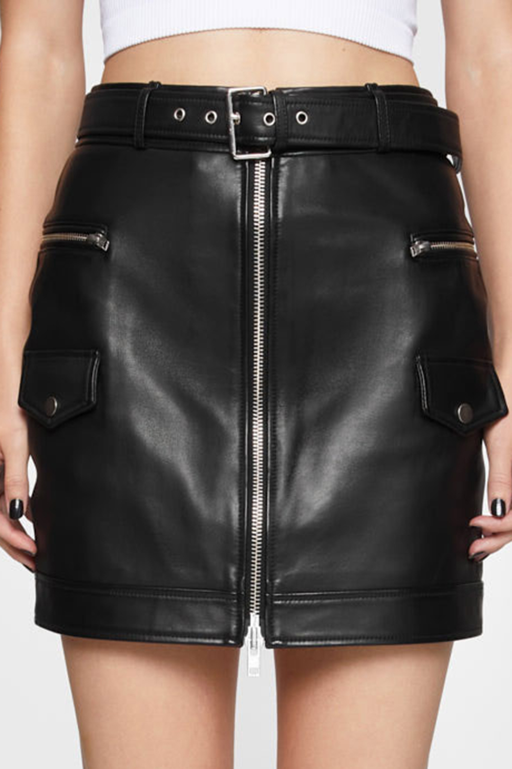 Women's Leather Shorts