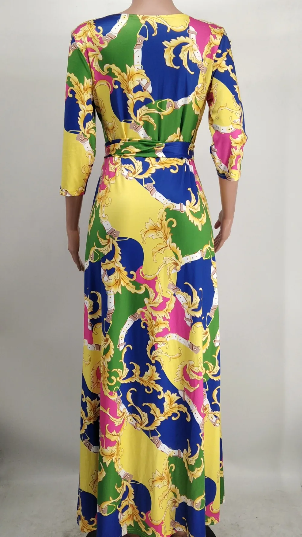 Women Summer Elegant Printed Maxi Dress