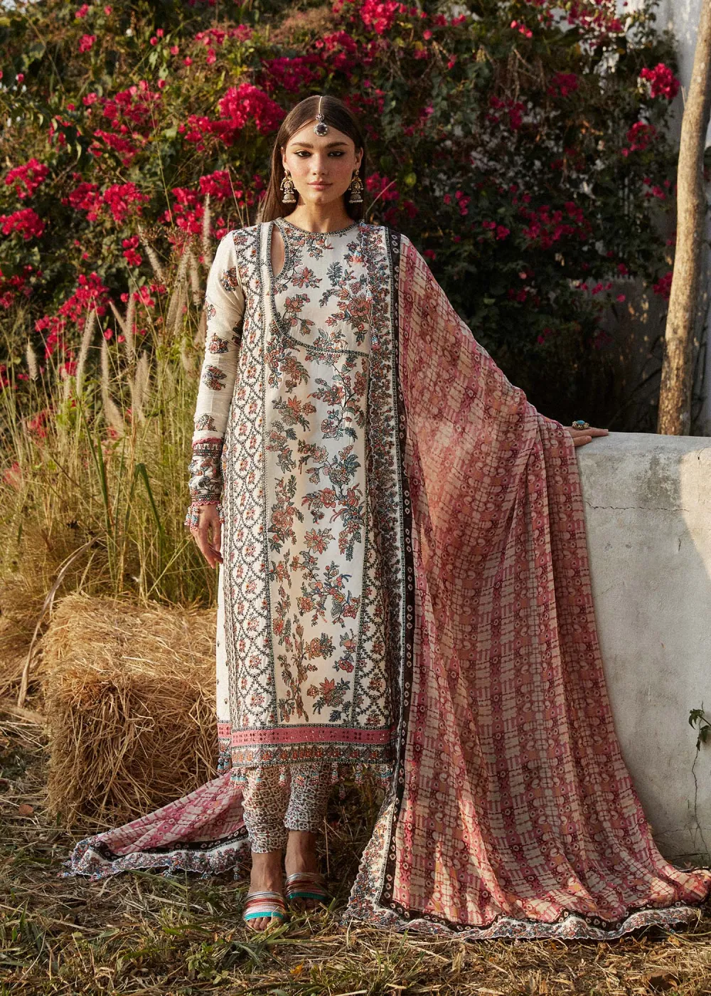 ELARA Embroidered Lawn