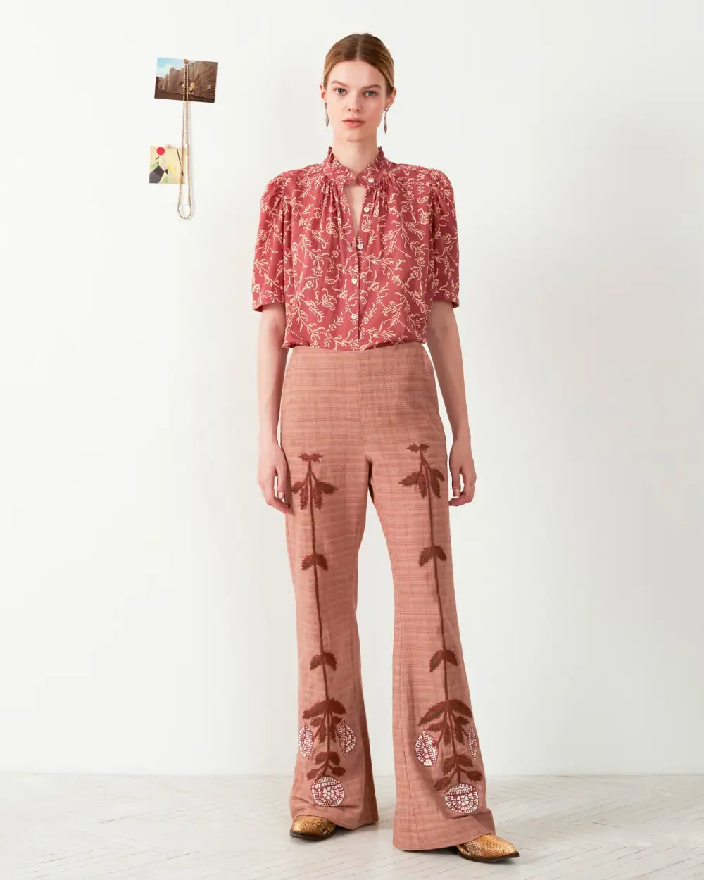 Charlie Jute Embroidered Pant