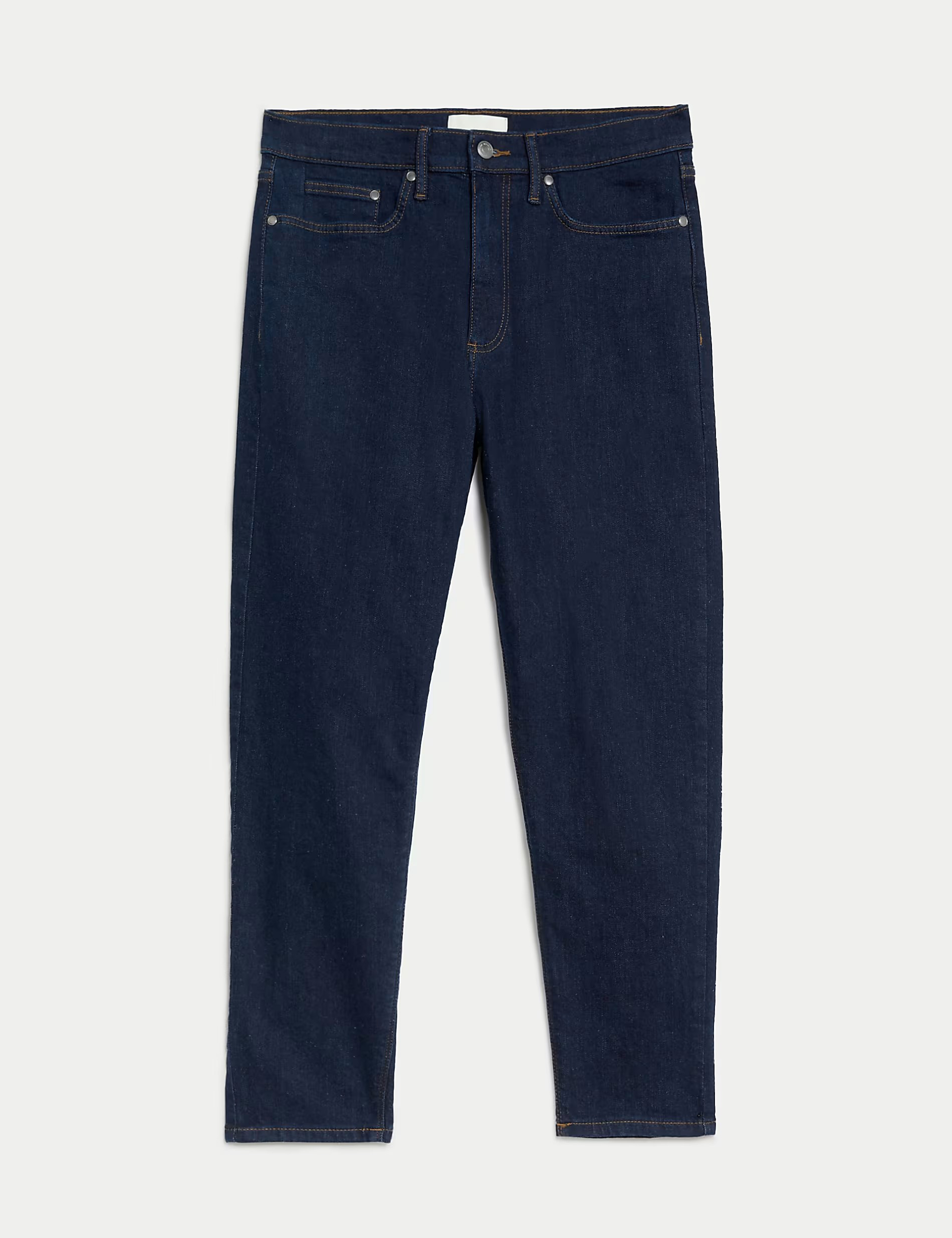 Tapered Fit Stretch Jeans