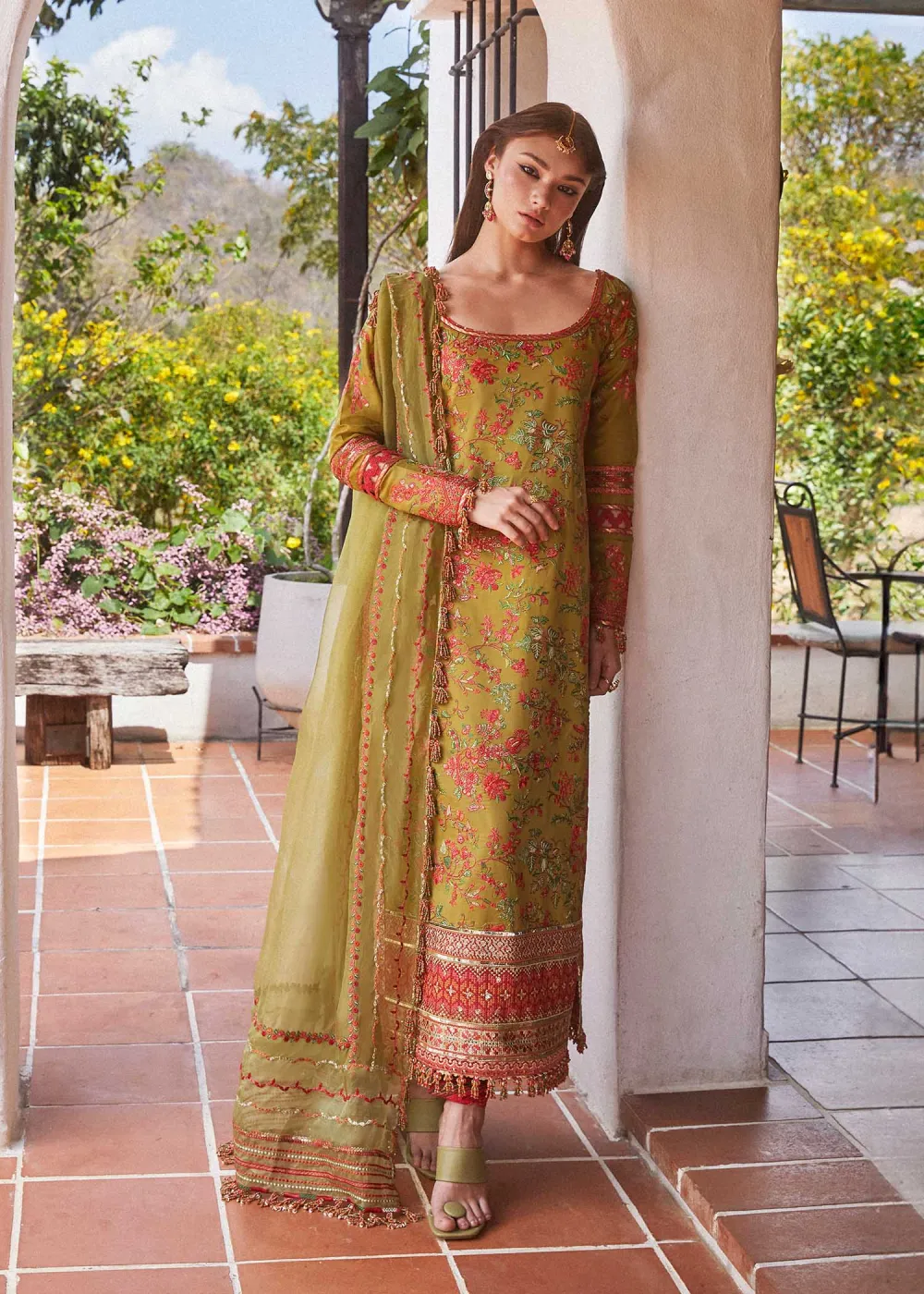 SORBET Embroidered Lawn