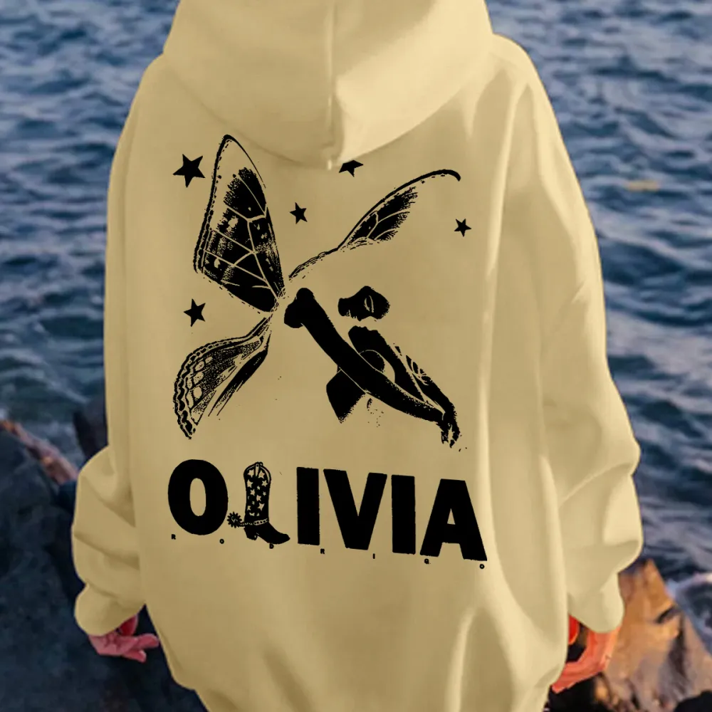 olivia Butterfly women's fashion hoodie