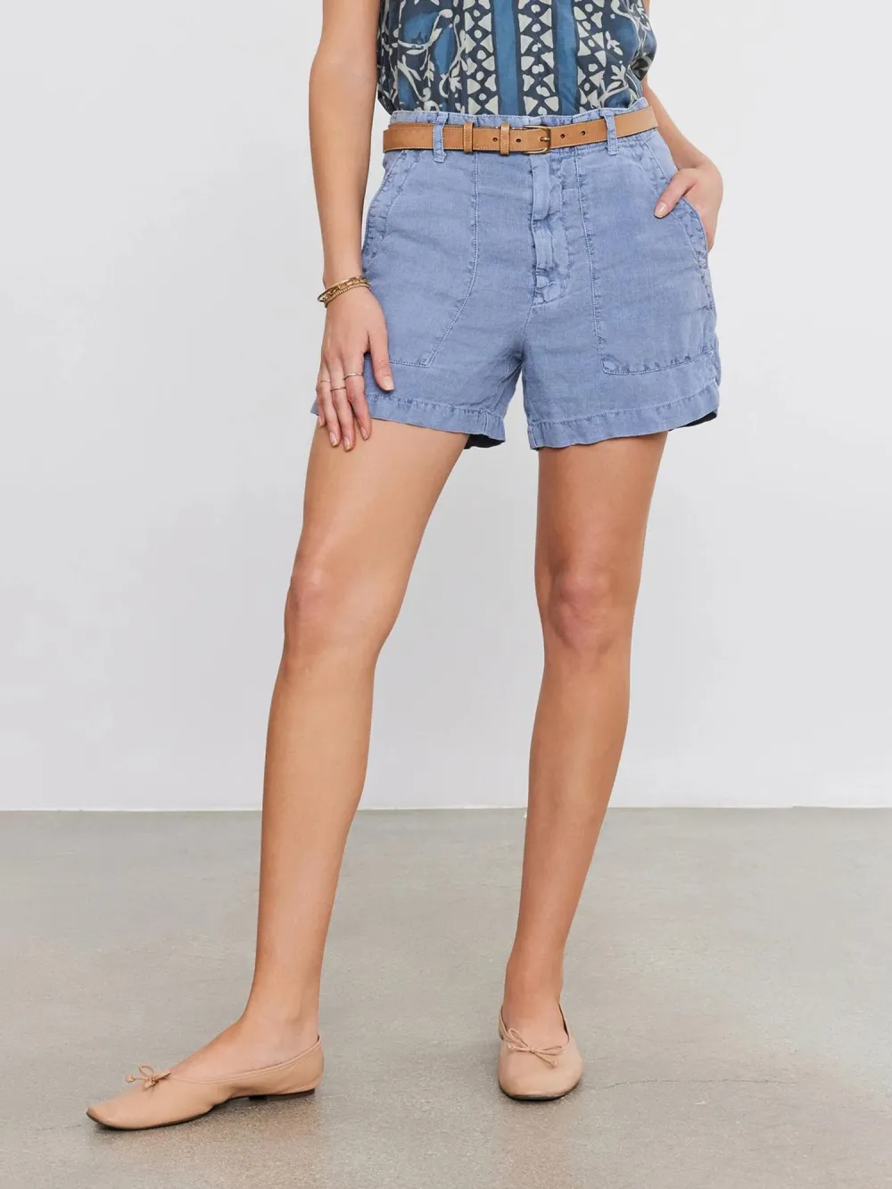 Fallon Heavy Linen Short