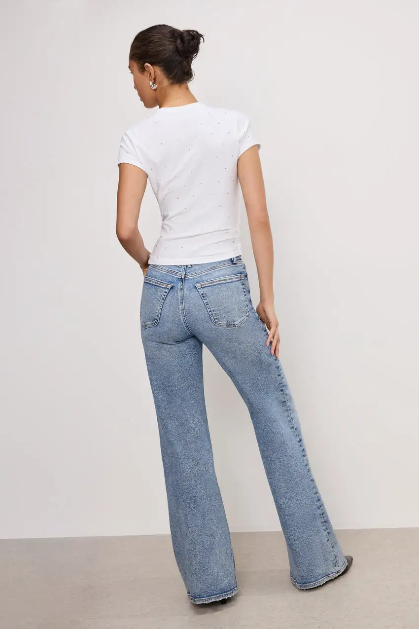 GOOD WAIST PALAZZO JEANS