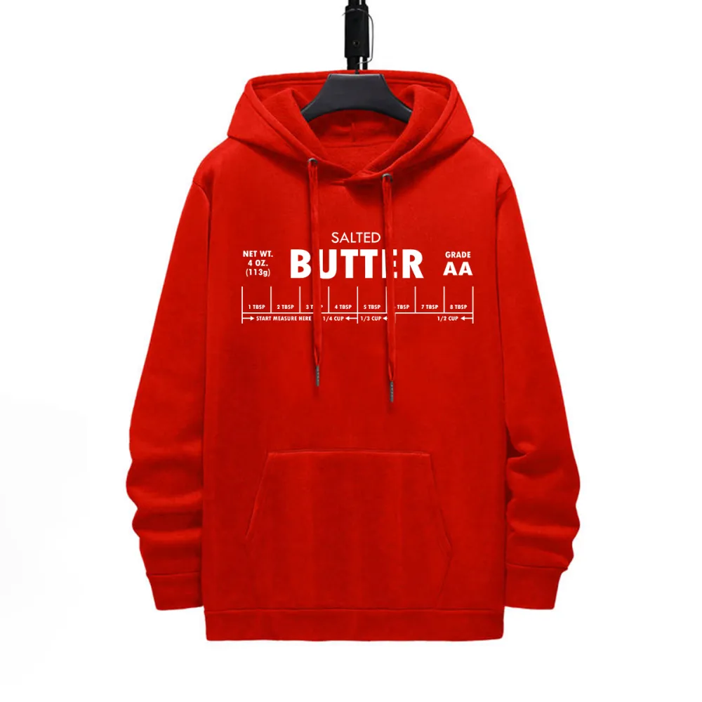 BUTTER PATTERN PRINTED HOODIE