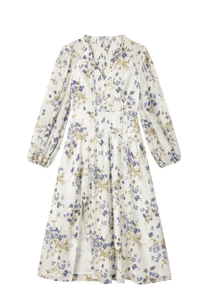 Ambrose Dress - Blue Floral