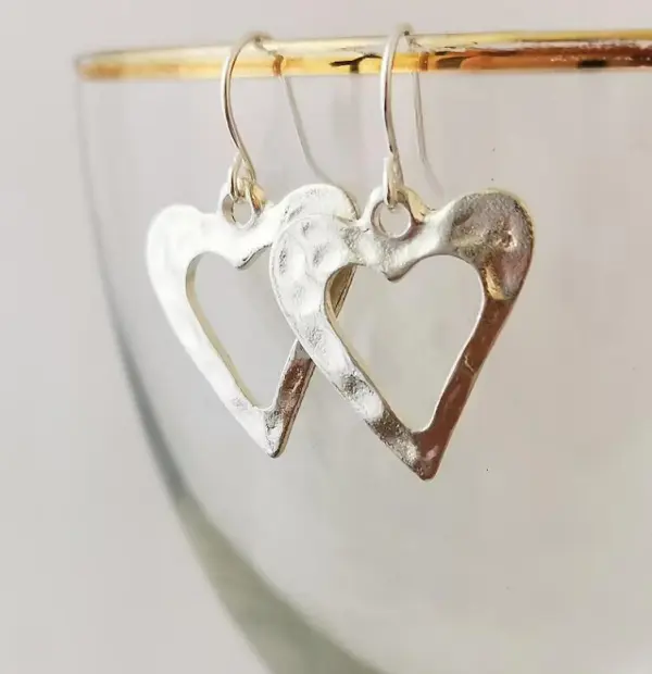 Vintage Heart Alloy Earrings