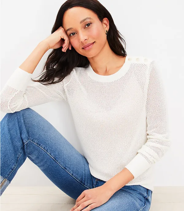 Mesh Stitch Sweater