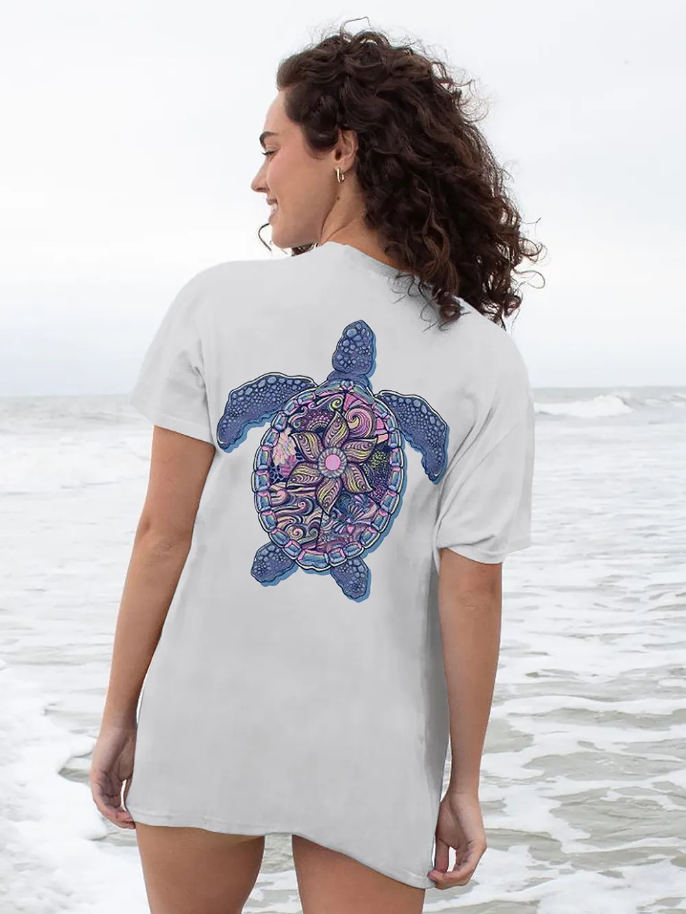 Pretty Turtle Pattern Tee