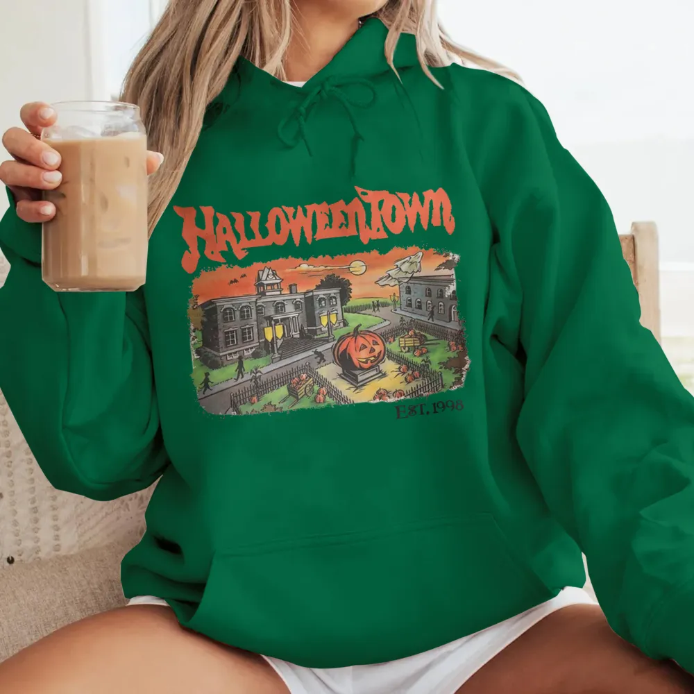 Women's Halloween Printed Hoodie