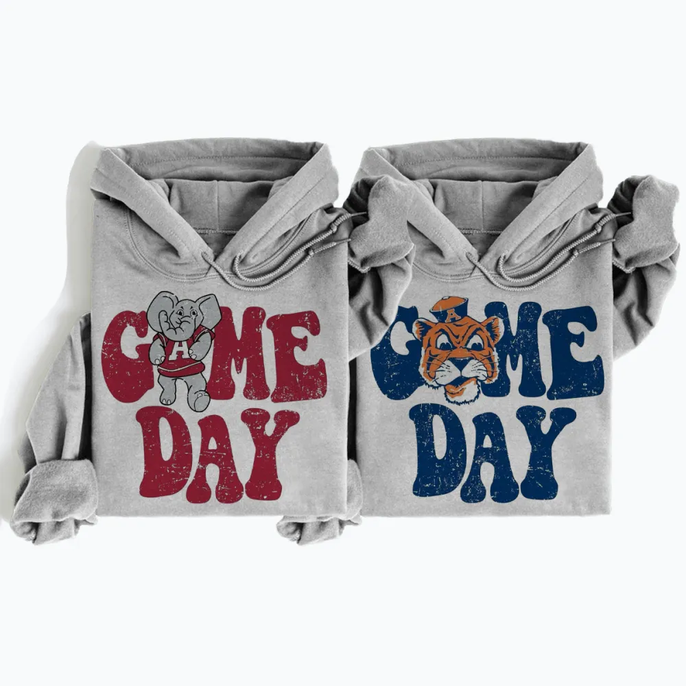 Vintage Game Day Hoodie