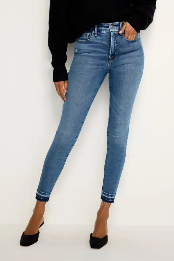 SOFT-TECH GOOD WAIST SKINNY CROPPED JEANS