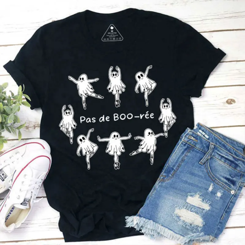 Pas De Boo Ree Dance Ghosts Teacher T-Shirt