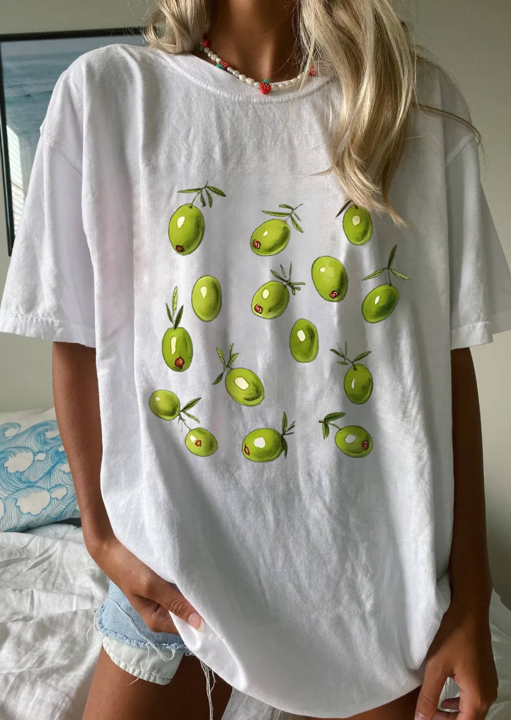 Women's Fruit Art Printed T-shirt