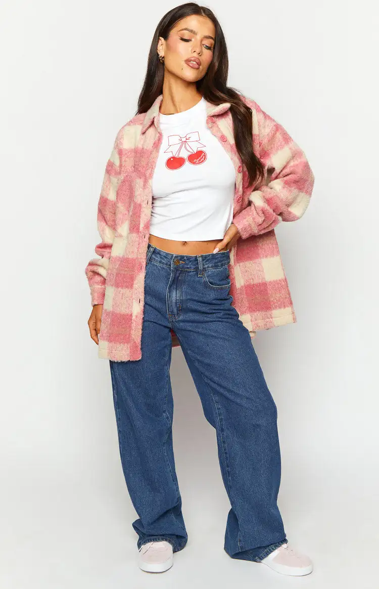 Neve Pink Check Jacket