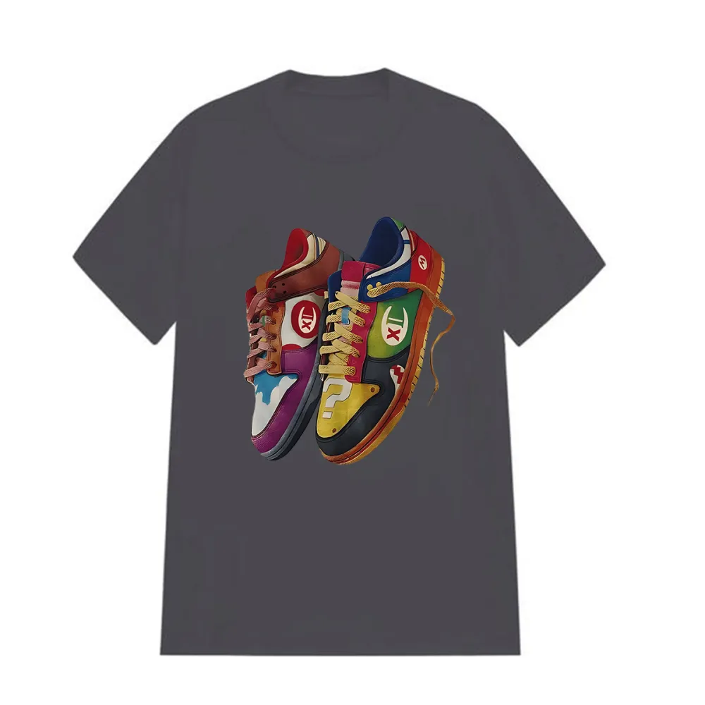 SHOE DESIGNED PATTERN PRINTED TEE