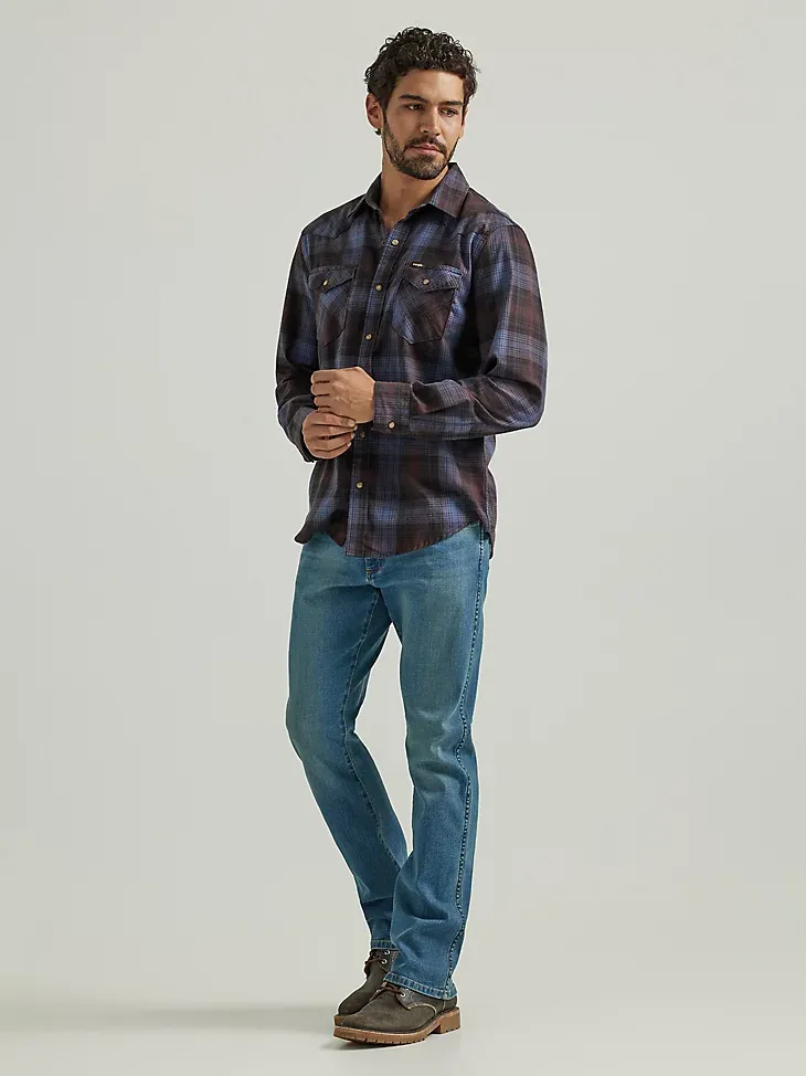 MEN'S CLASSIC BOOTCUT JEAN IN DARK MID SHADE