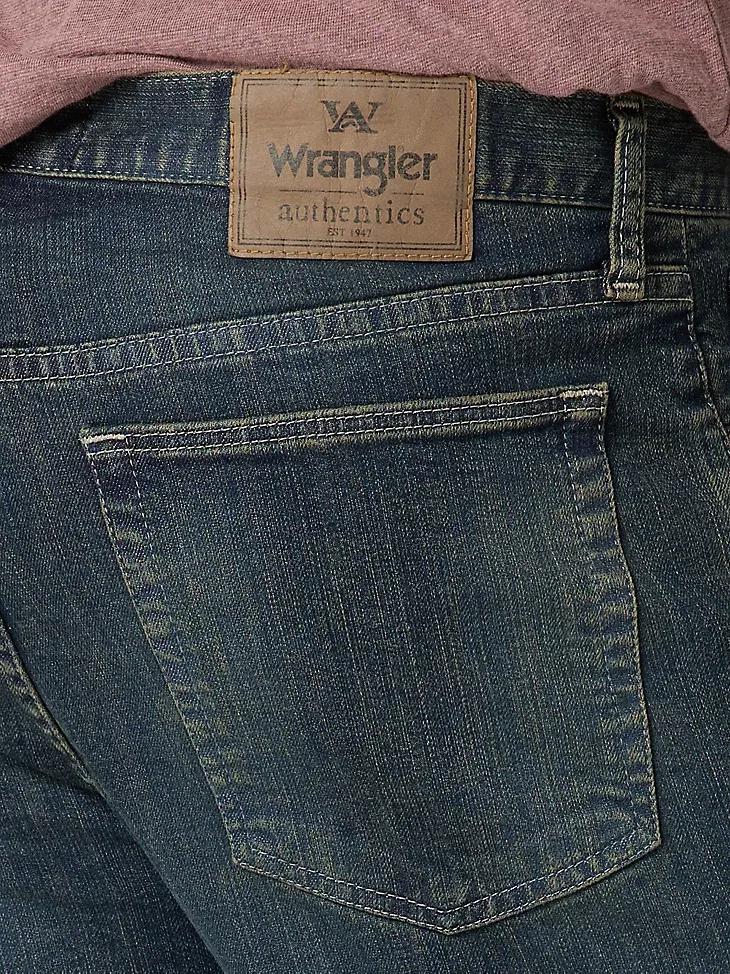 MEN'S WRANGLER AUTHENTICS® RELAXED JEAN SHORT IN MARITIME