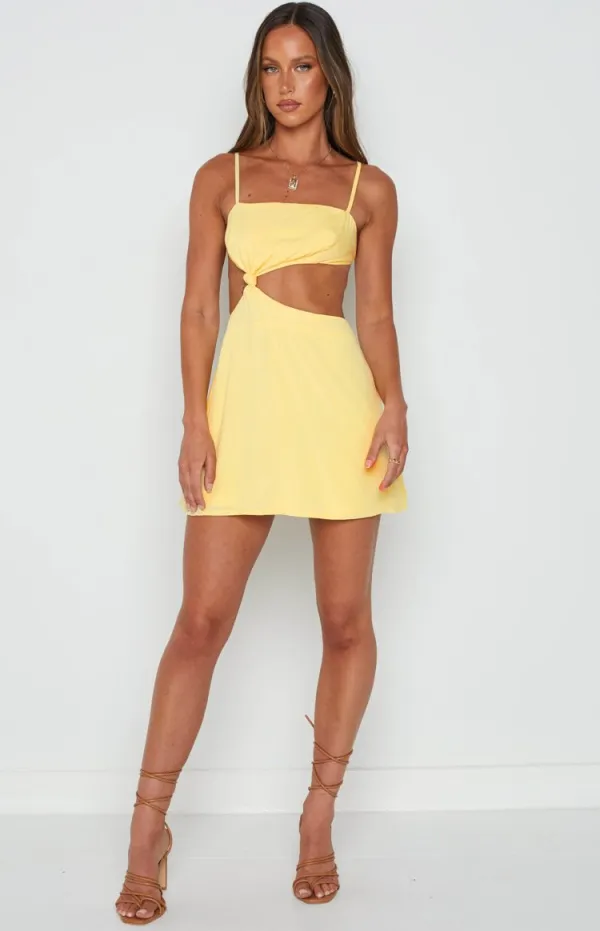 Tao Yellow Mini Dress