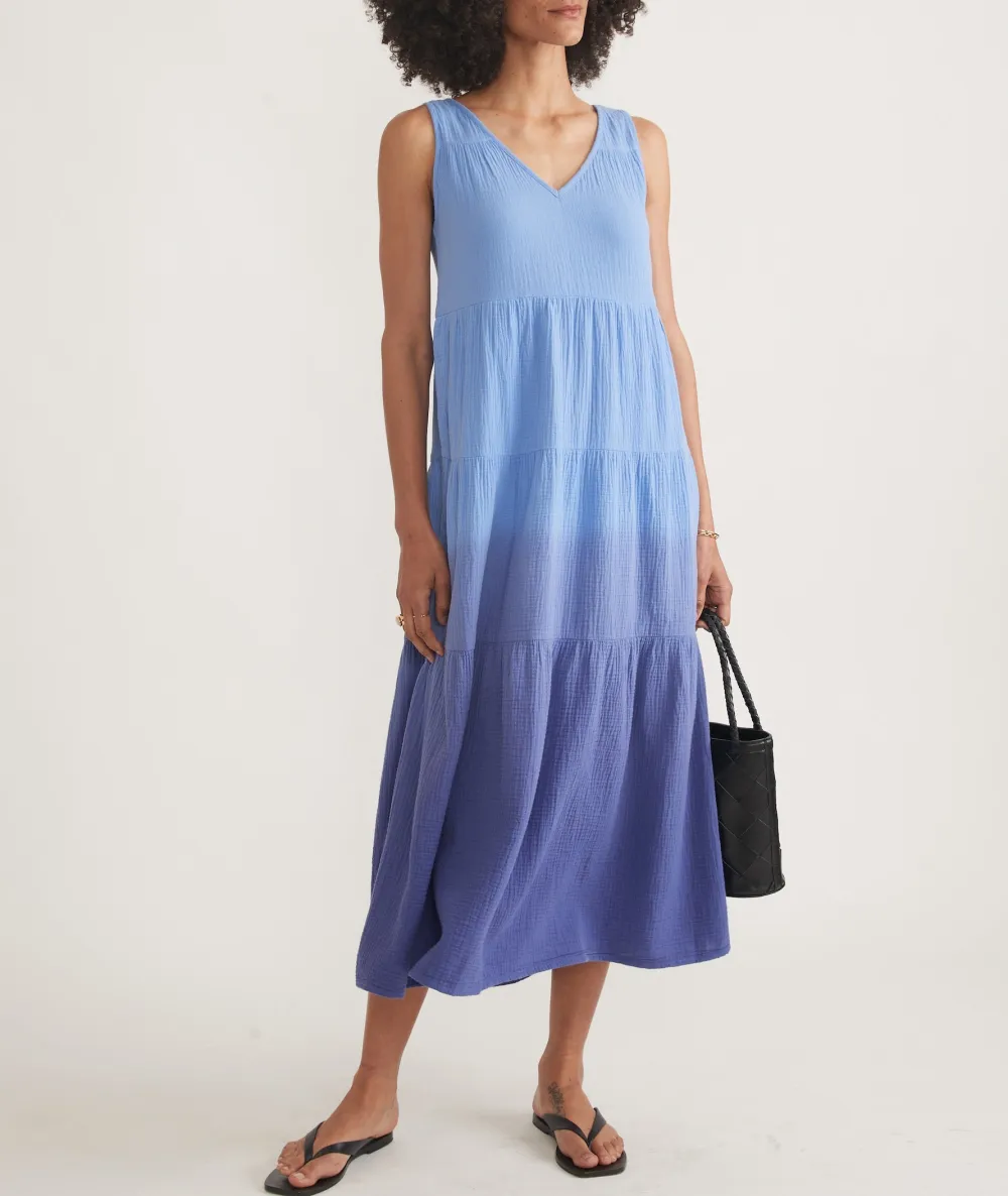 Corinne Double Cloth Maxi Dress